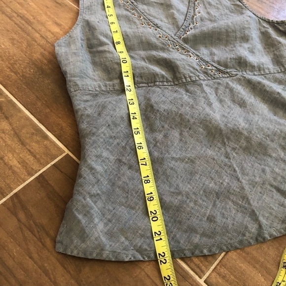 Beaded Embroidered Blouse Size 4 - Picture 4 of 6